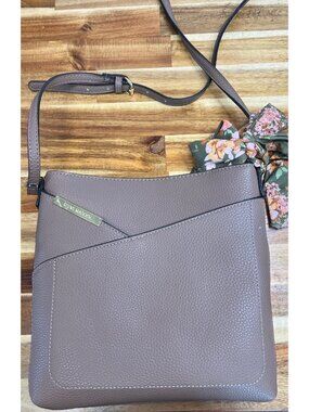 Steve Madden crossbody bag , mushroom, pebbled texture